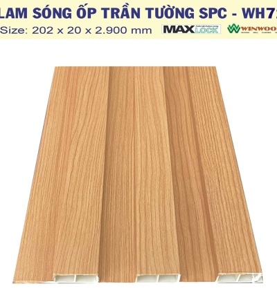 Lam Sóng Ốp Trần Tường  SPC - WH72