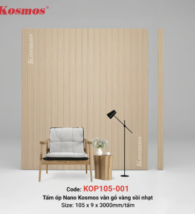 Nano 9mm SPC vàng sồi nhạt (Natural Oak) KOP105-001
